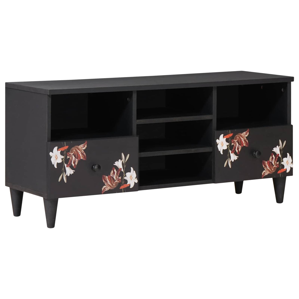 Opbevaringsskabe Flerfarvet 100 x 33,5 x 46 cm Massivt mangotræ