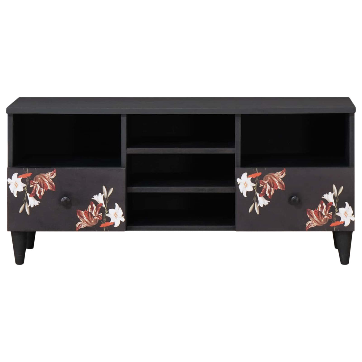 Opbevaringsskabe Flerfarvet 100 x 33,5 x 46 cm Massivt mangotræ