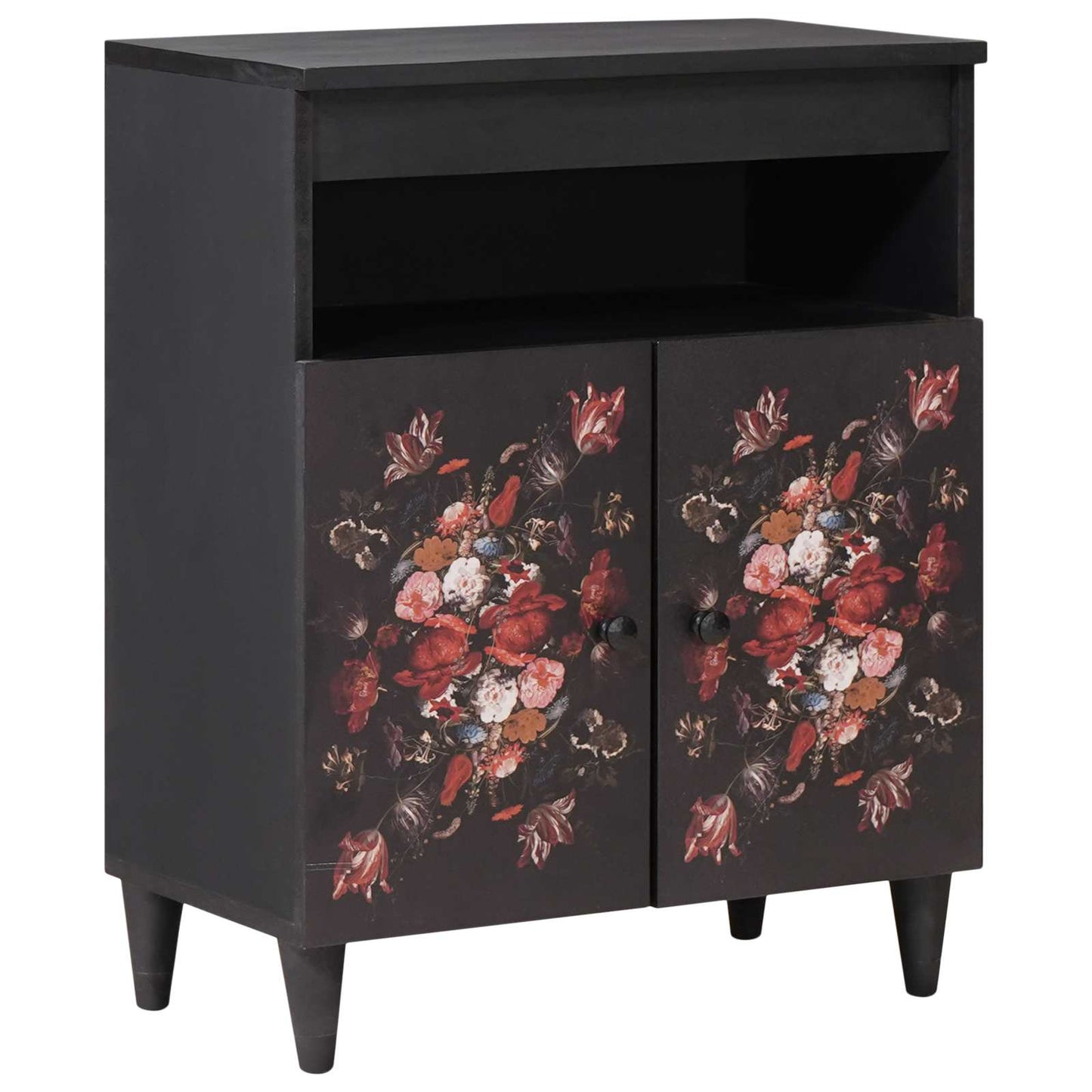 Opbevaringsskabe Flerfarvet 60 x 33,5 x 75 cm Massivt mangotræ