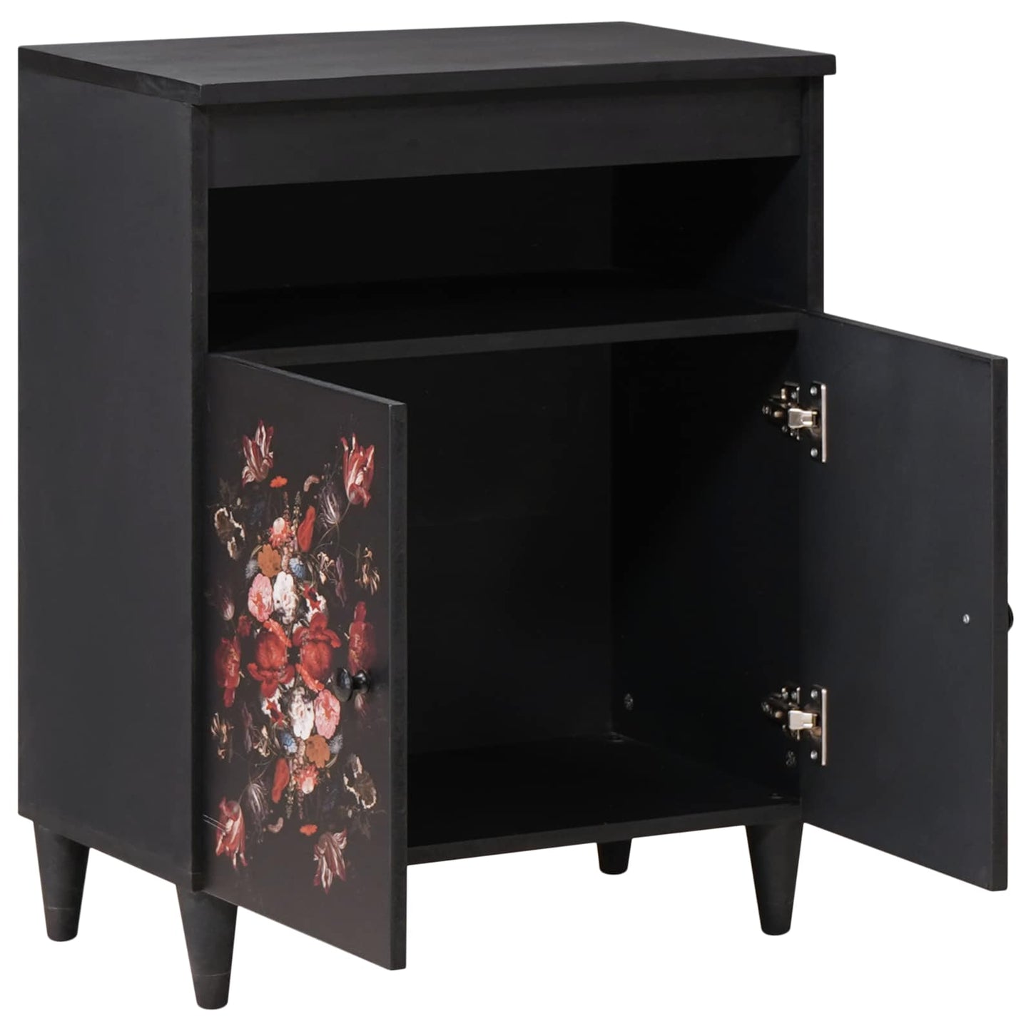 Opbevaringsskabe Flerfarvet 60 x 33,5 x 75 cm Massivt mangotræ