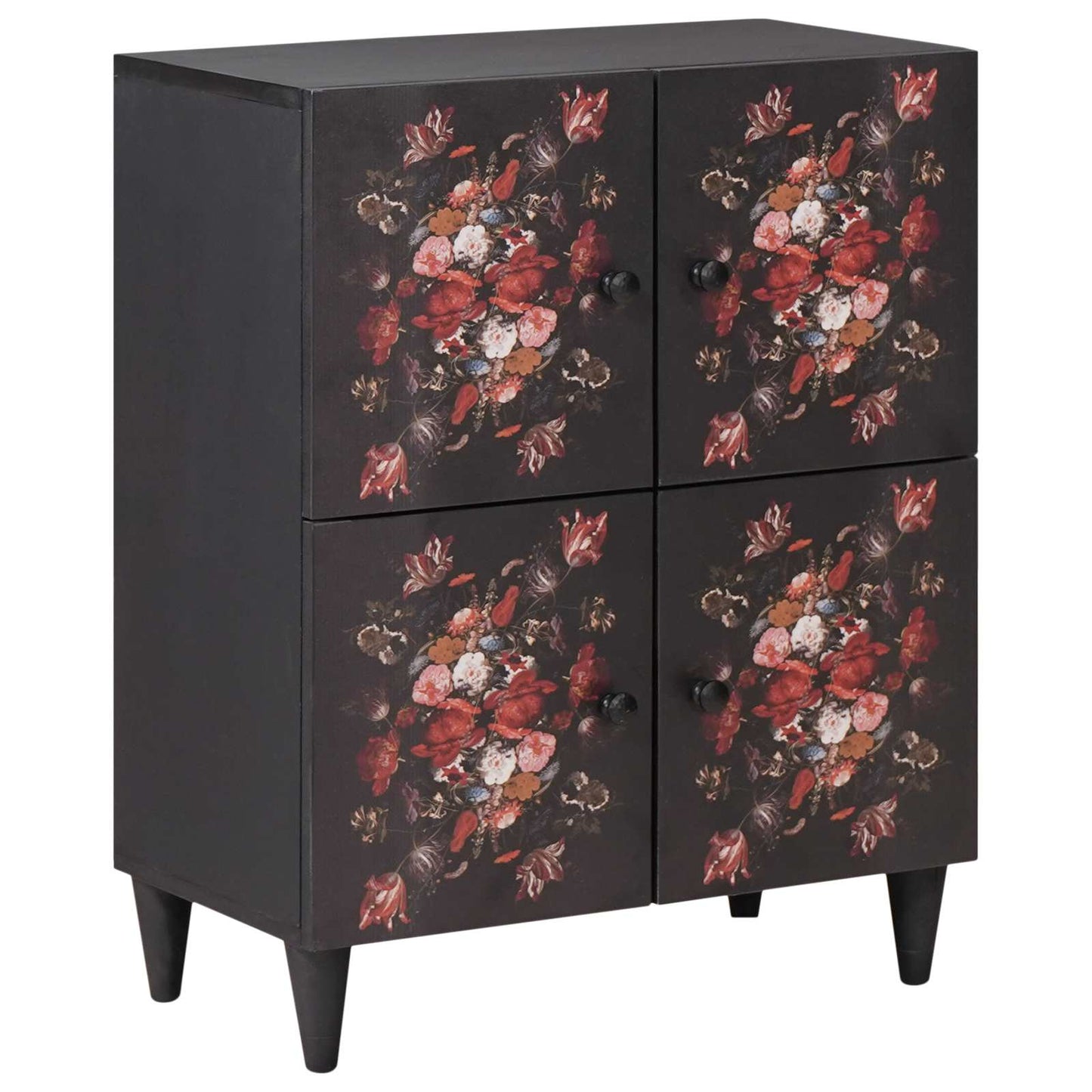 Opbevaringsskabe Flerfarvet 60 x 33,5 x 75 cm Massivt mangotræ