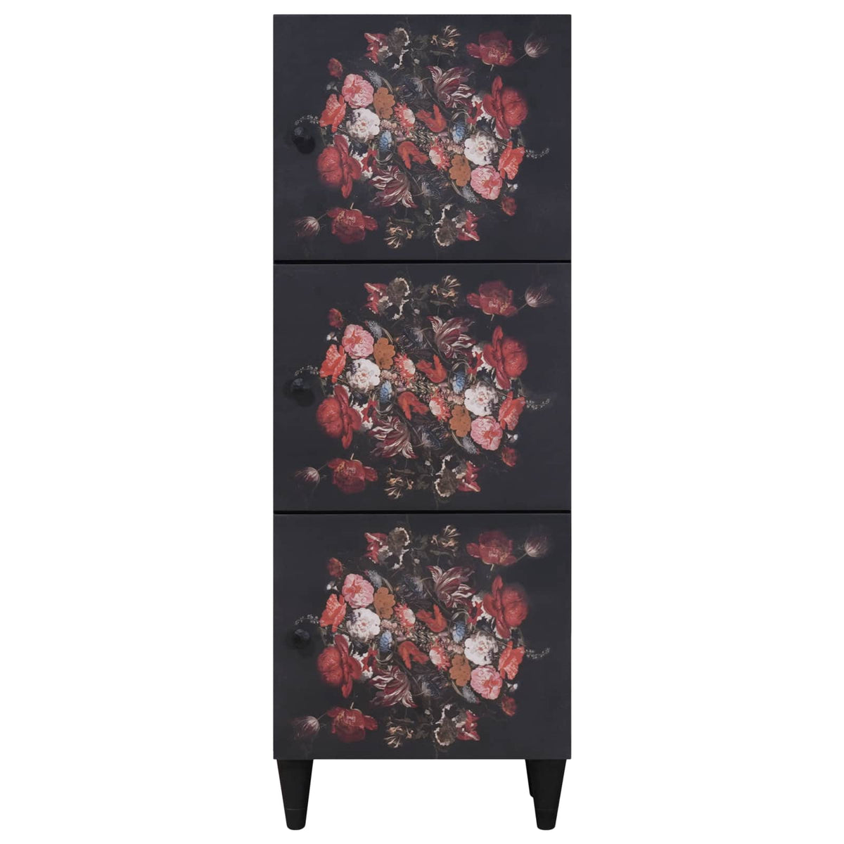 Opbevaringsskabe Flerfarvet 40 x 33,5 x 110 cm Massivt mangotræ