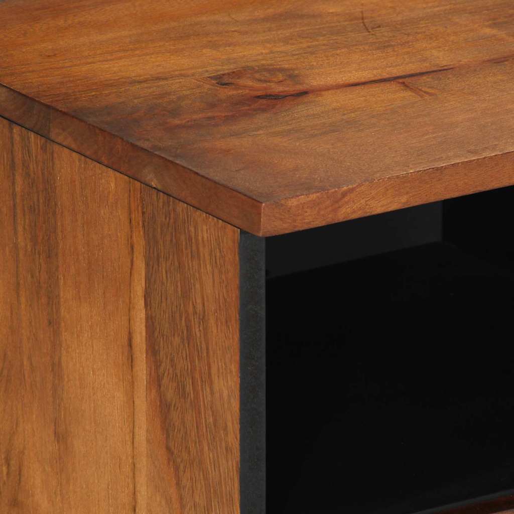 TV-skab med skuffe Honningbrun 70 x 33 x 46 cm Massivt mangotræ