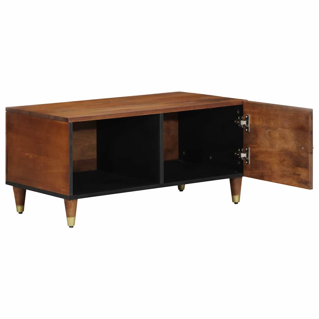 Sofabord Honningbrun 80 x 50 x 40 cm Massivt mangotræ