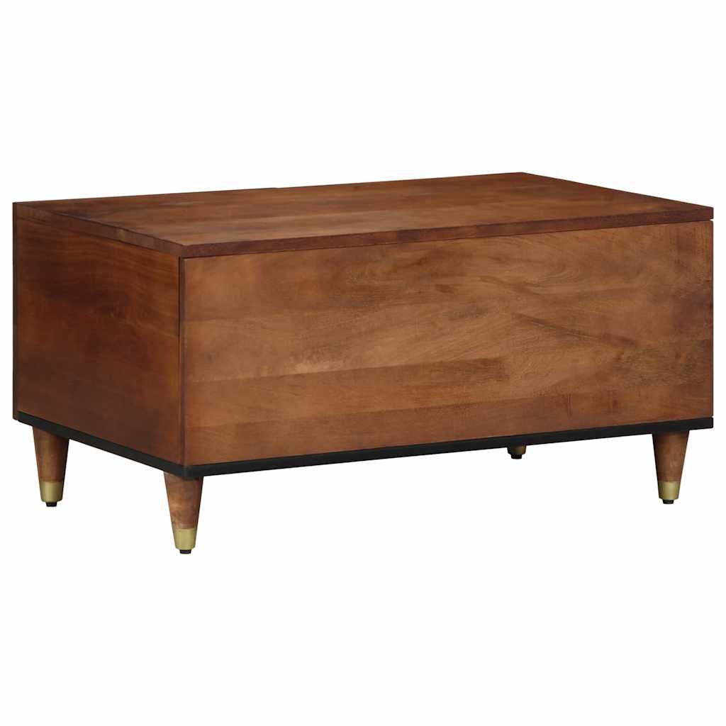 Sofabord Honningbrun 80 x 50 x 40 cm Massivt mangotræ