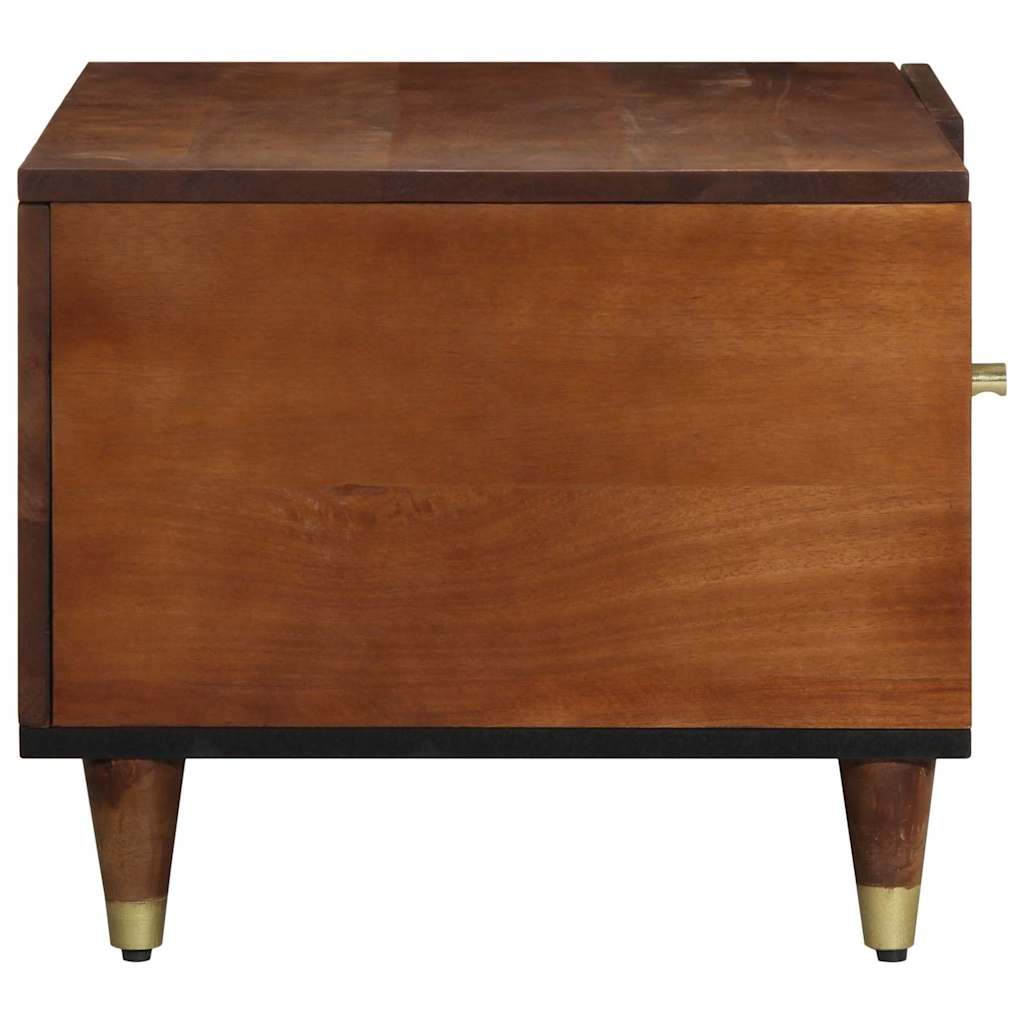 Sofabord Honningbrun 80 x 50 x 40 cm Massivt mangotræ