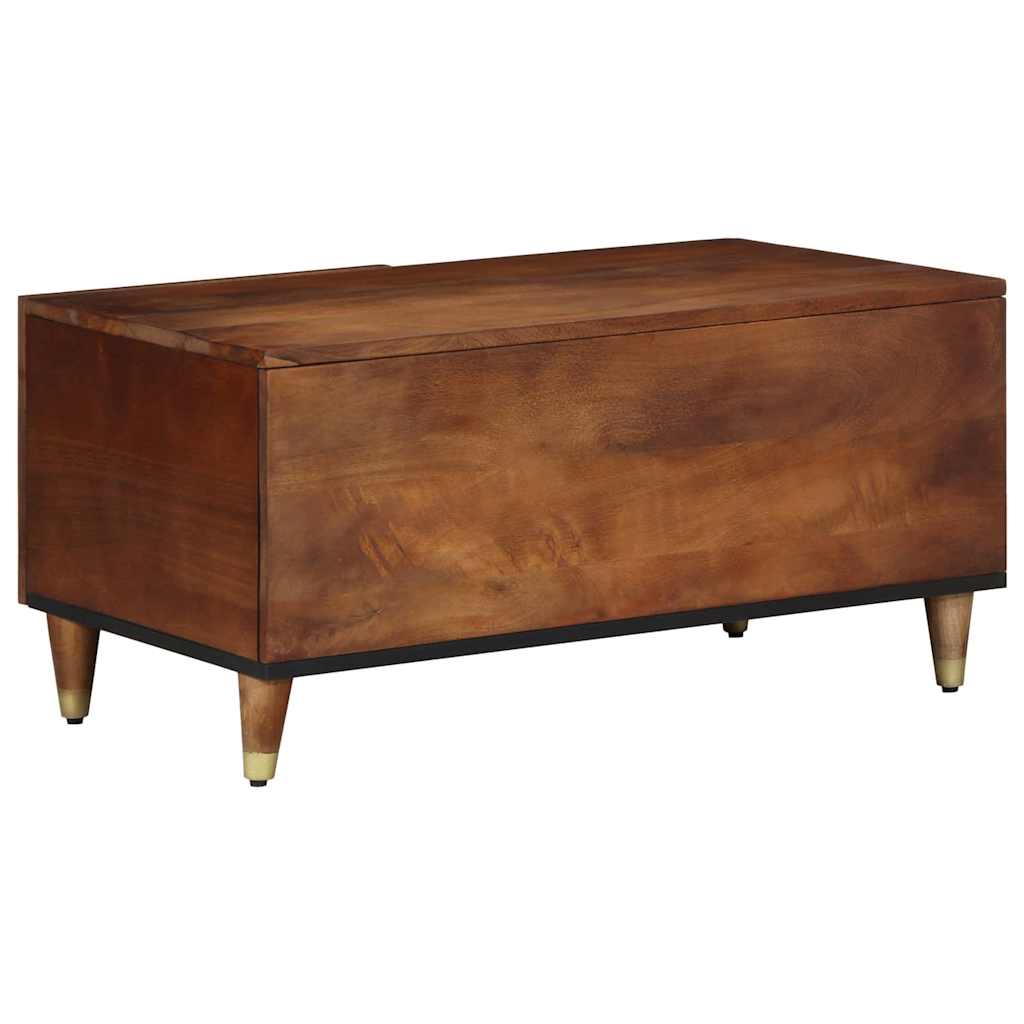 Sofabord Honningbrun 80 x 50 x 40 cm Massivt mangotræ