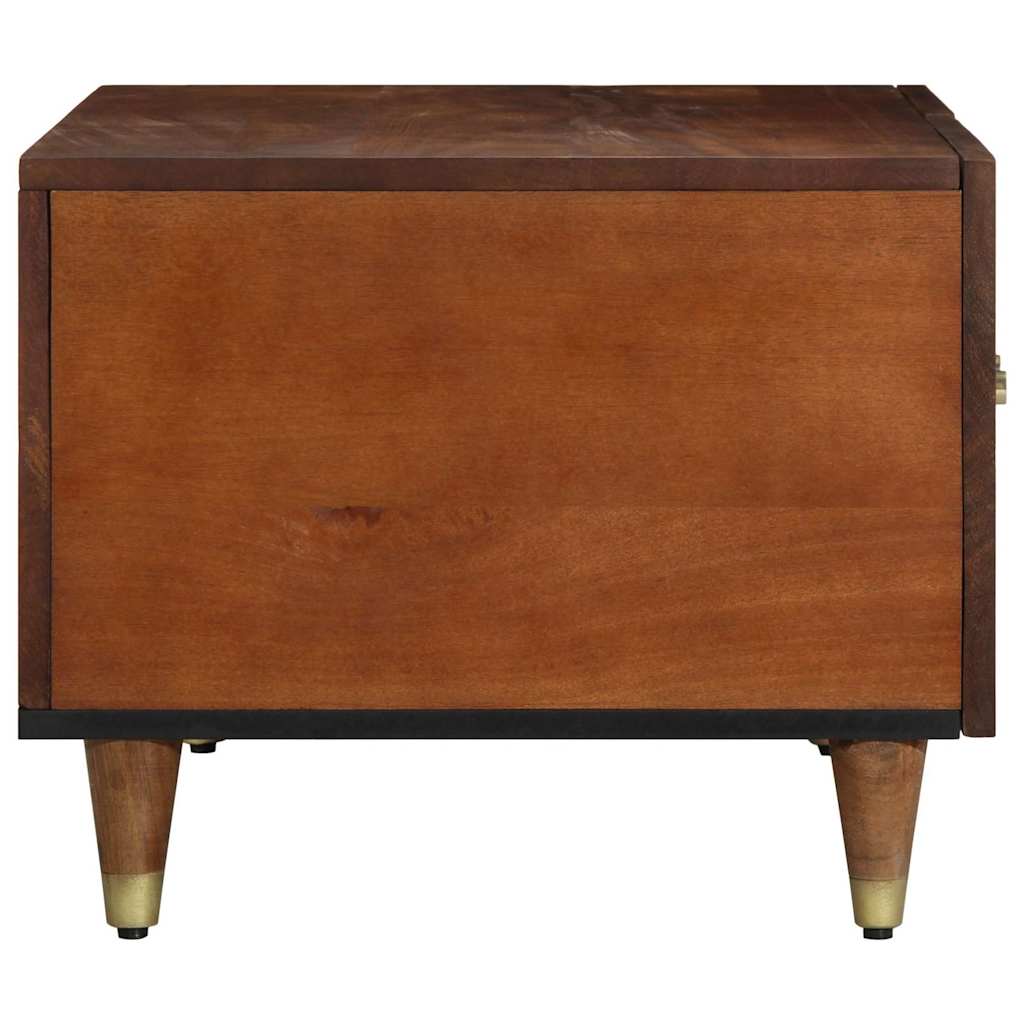 Sofabord Honningbrun 80 x 50 x 40 cm Massivt mangotræ