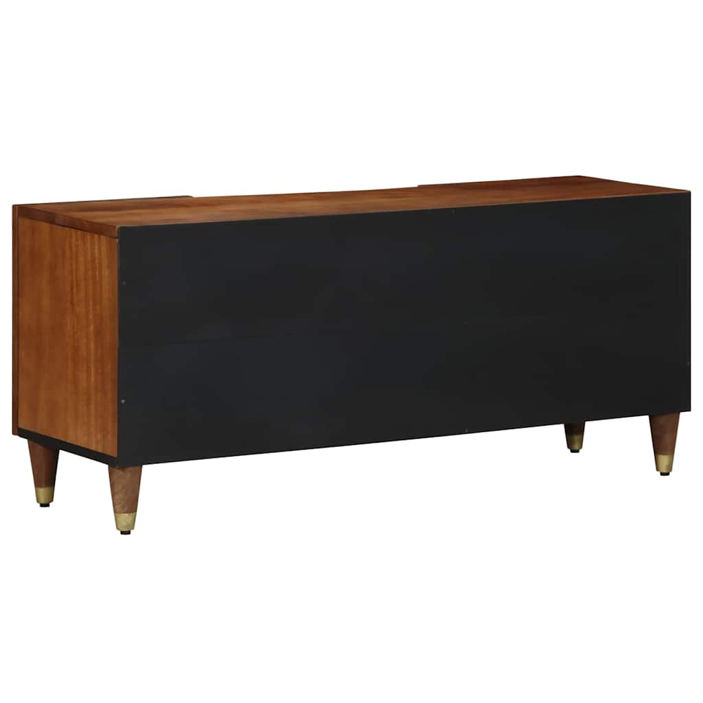 TV-skab med hylde Honningbrun 105 x 33 x 46 cm Massivt mangotræ