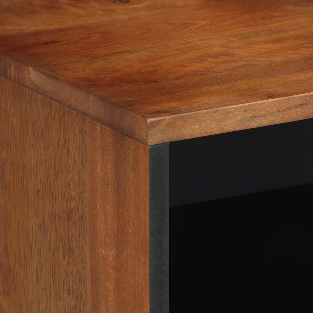 TV-skab Honningbrun 80 x 33 x 46 cm Massivt mangotræ