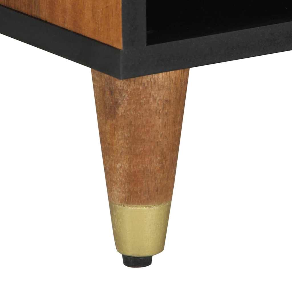 TV-skab Honningbrun 80 x 33 x 46 cm Massivt mangotræ