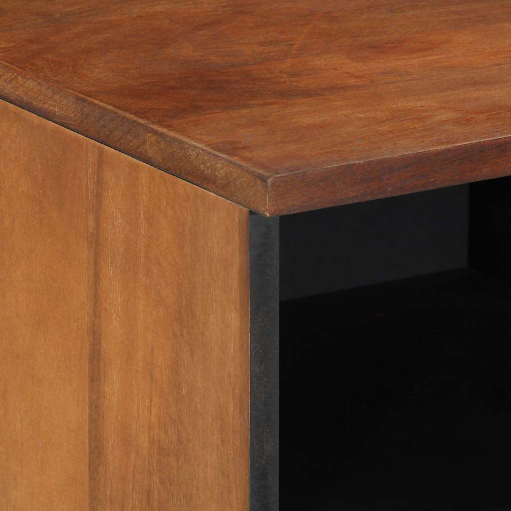 TV-skab Honningbrun 100 x 33 x 46 cm Massivt mangotræ