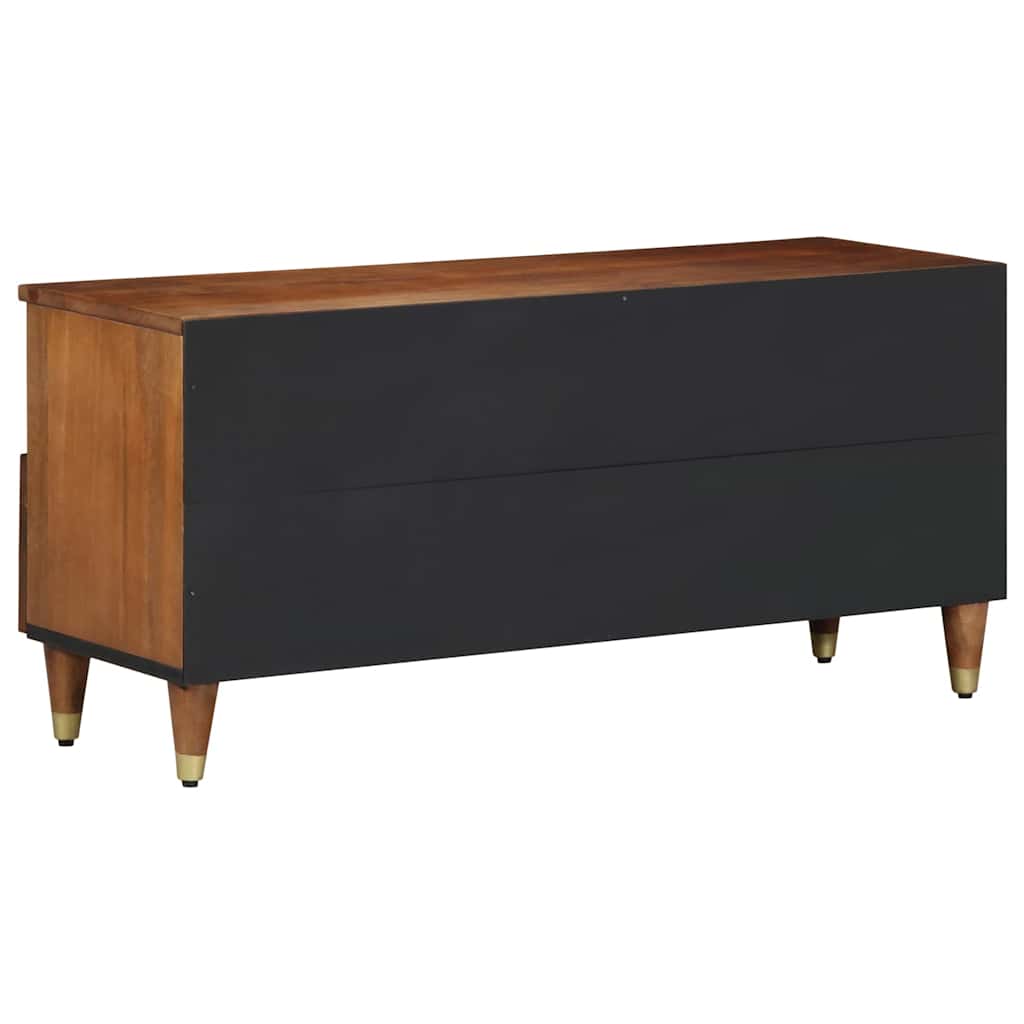 TV-skab Honningbrun 100 x 33 x 46 cm Massivt mangotræ