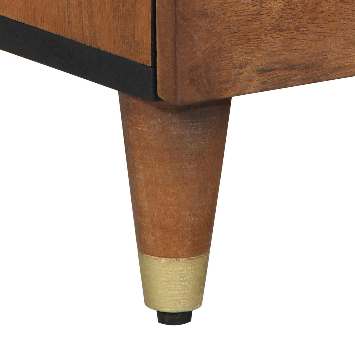 Sideboard med skuffe Brun 40 x 33 x 75 cm Massivt mangotræ