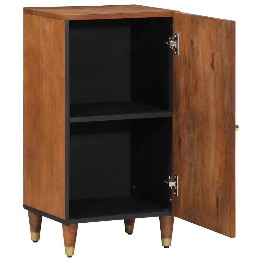 Sideboard med hylde Brun 40 x 33 x 75 cm Massivt mangotræ