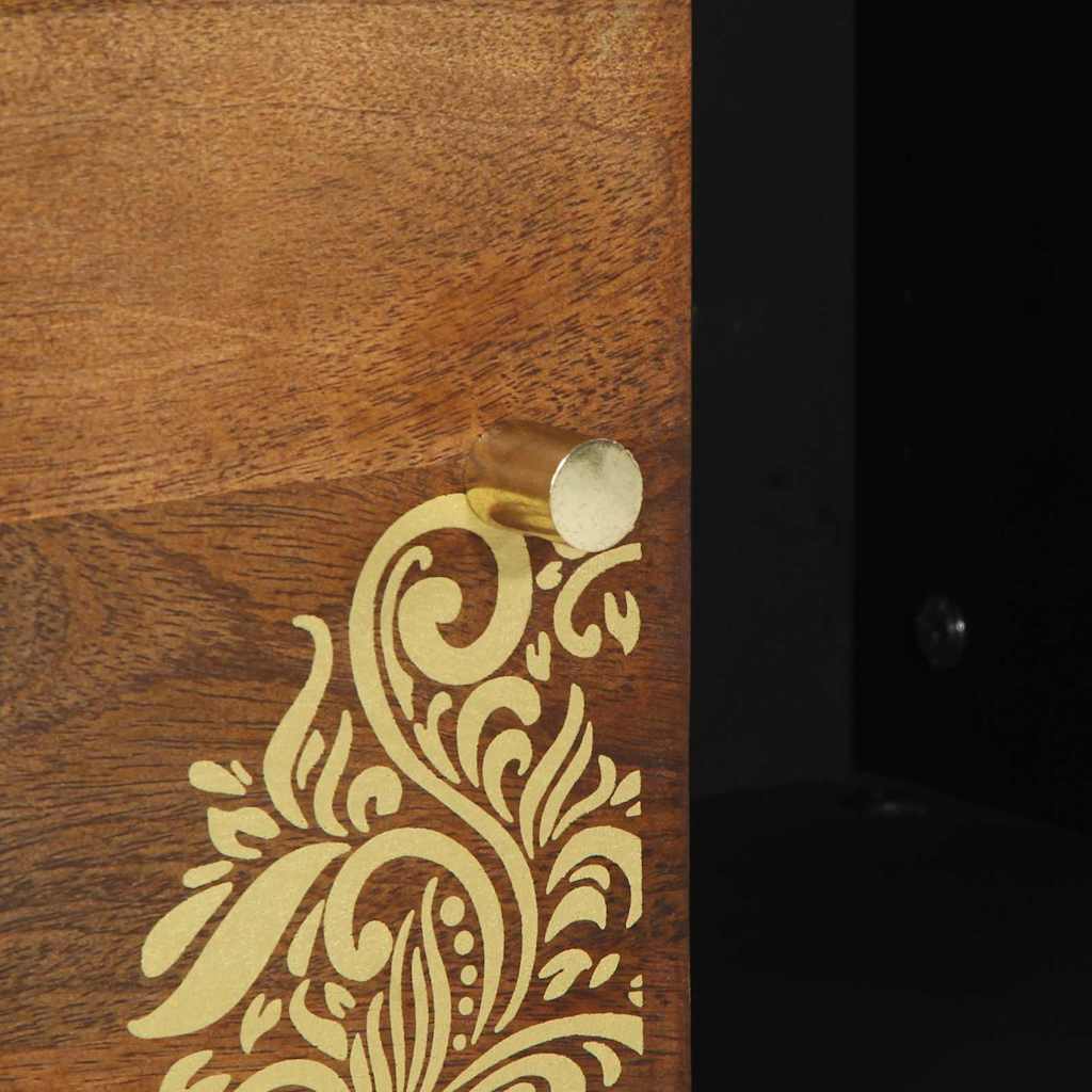 Sideboard Brun 80 x 33 x 75 cm Massivt mangotræ