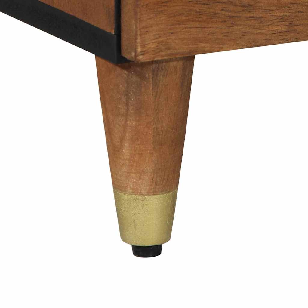 Sideboard Brun 80 x 33 x 75 cm Massivt mangotræ