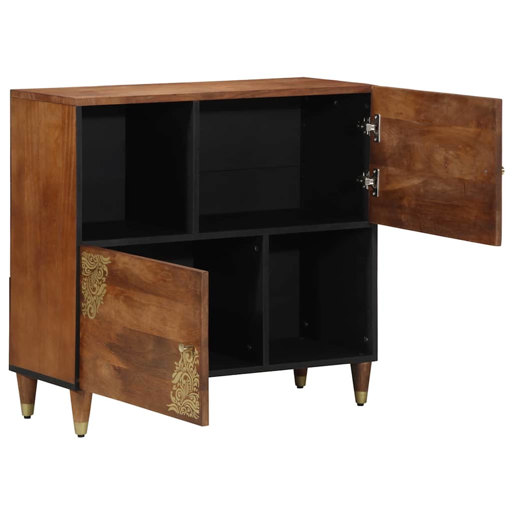 Sideboard Brun 80 x 33 x 75 cm Massivt mangotræ