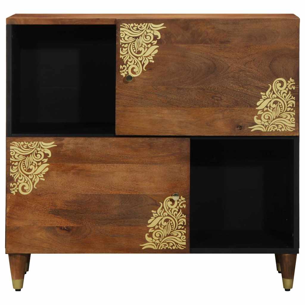 Sideboard Brun 80 x 33 x 75 cm Massivt mangotræ