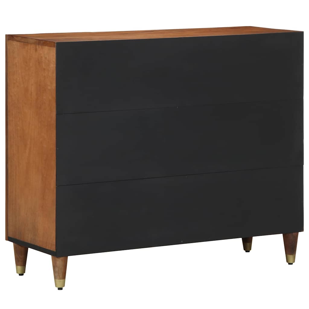 Sideboard Brun 90 x 33 x 75 cm Massivt mangotræ