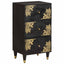 Sideboard med skuffe Sort 40 x 33 x 75 cm Massivt mangotræ