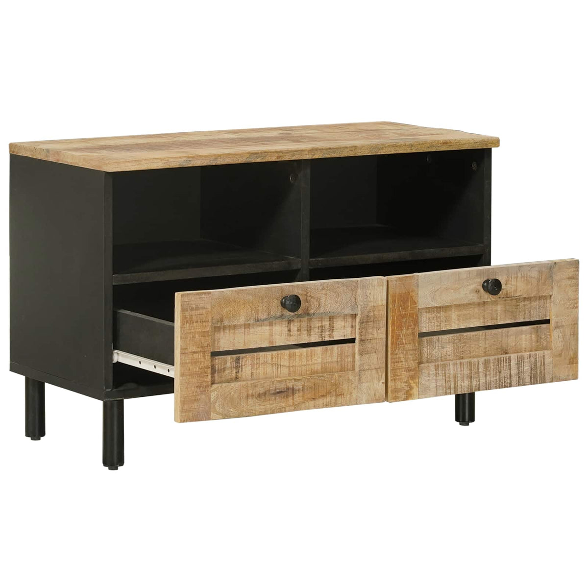 Opbevaringsskabe Naturfarvet 70 x 33 x 46 cm Massivt mangotræ