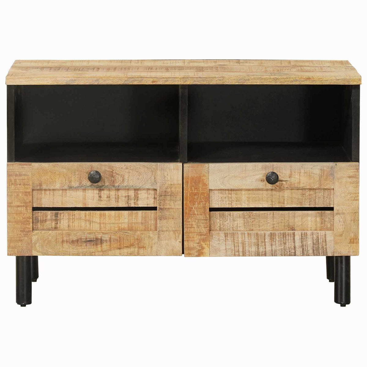 Opbevaringsskabe Naturfarvet 70 x 33 x 46 cm Massivt mangotræ