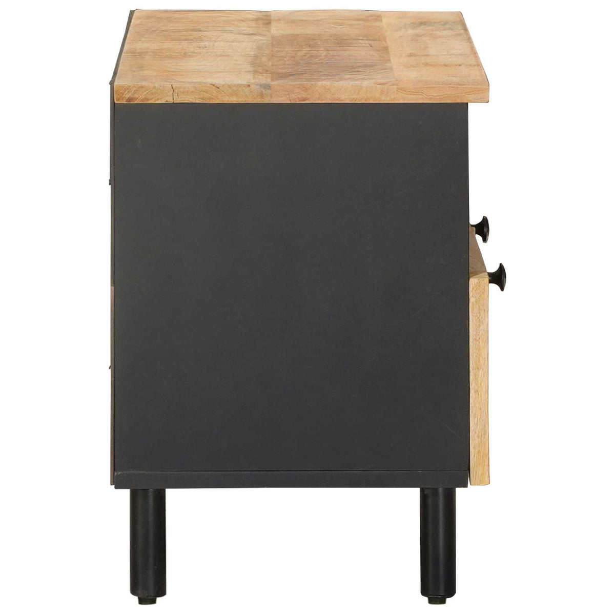 Opbevaringsskabe Naturfarvet 70 x 33 x 46 cm Massivt mangotræ