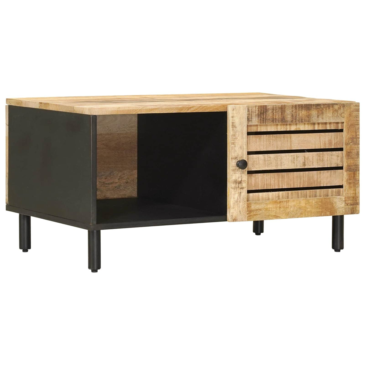Sofabord Naturfarvet 80 x 50 x 40 cm Massivt mangotræ