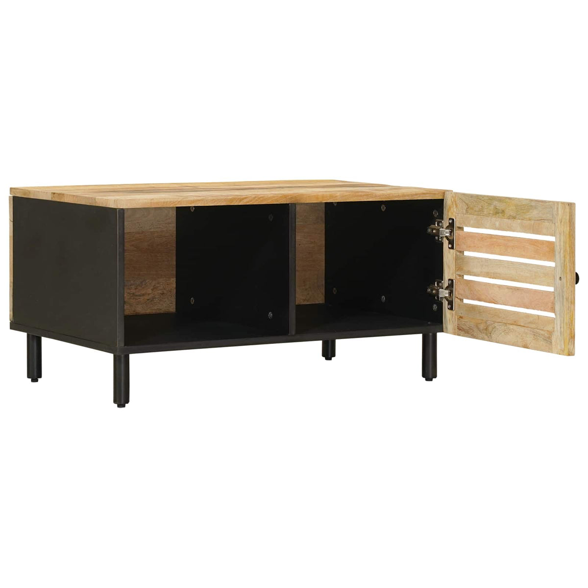 Sofabord Naturfarvet 80 x 50 x 40 cm Massivt mangotræ