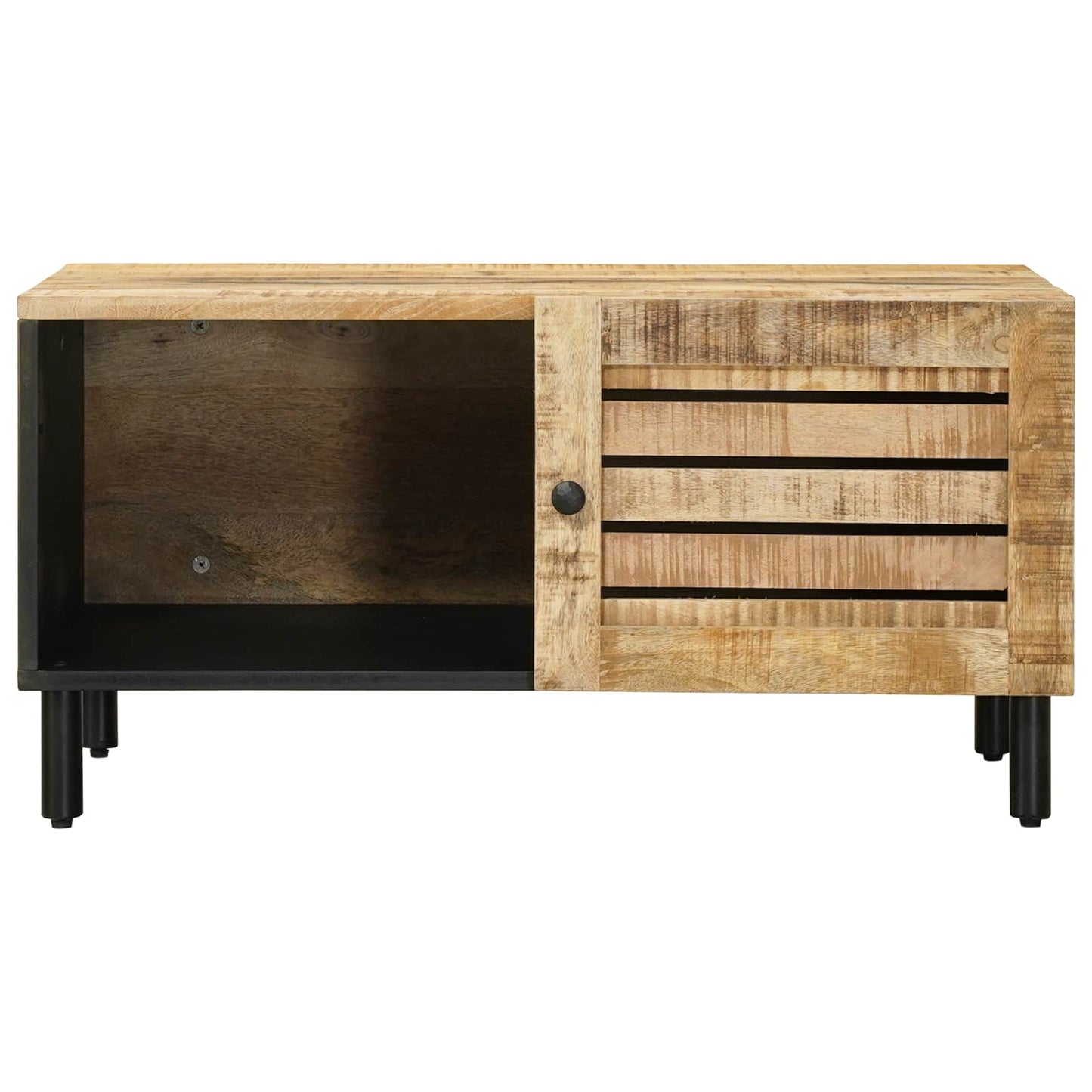 Sofabord Naturfarvet 80 x 50 x 40 cm Massivt mangotræ