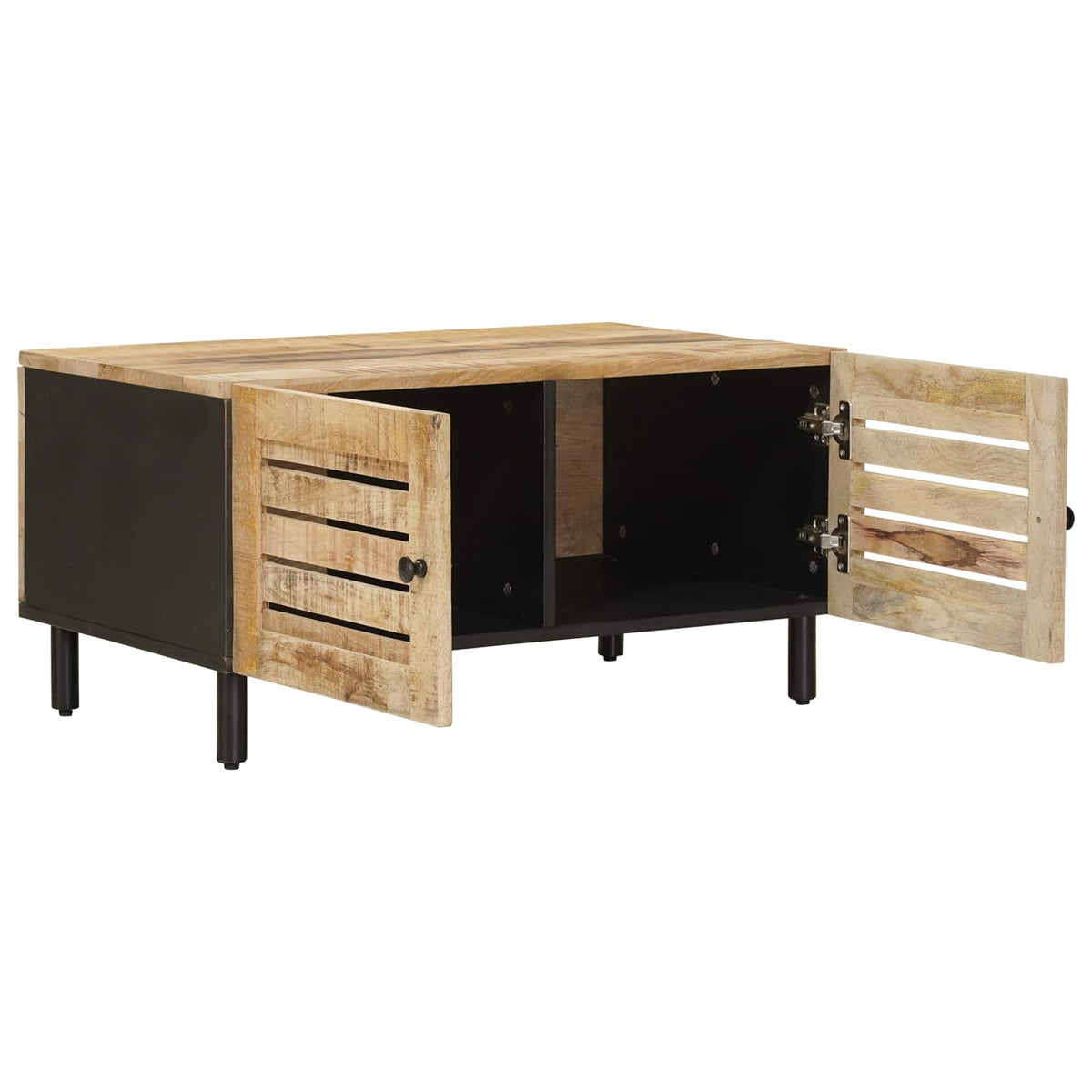 Sofabord Naturfarvet 80 x 50 x 40 cm Massivt mangotræ