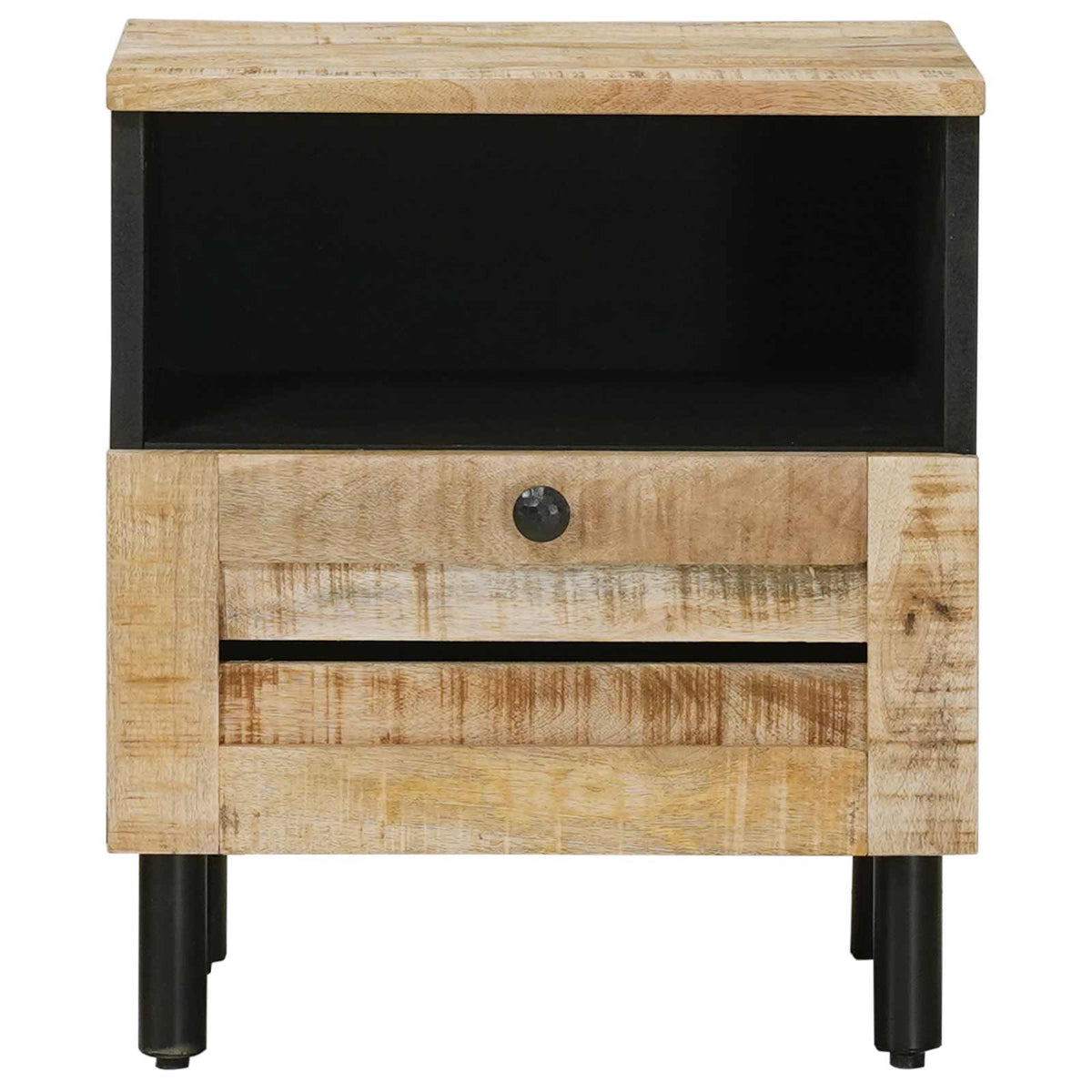 Sengebord Naturfarvet 40 x 33 x 46 cm Massivt mangotræ