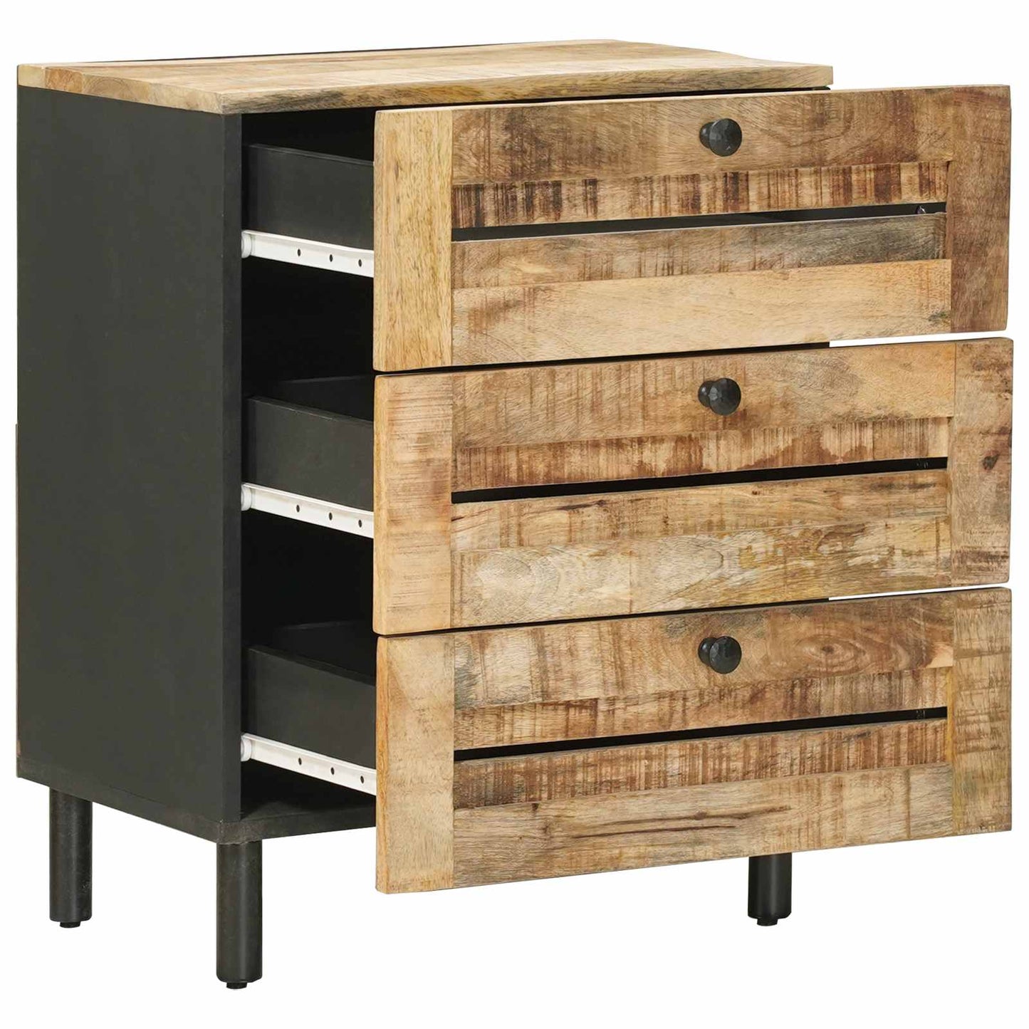 Sengebord Naturfarvet 50 x 33 x 62 cm Massivt mangotræ