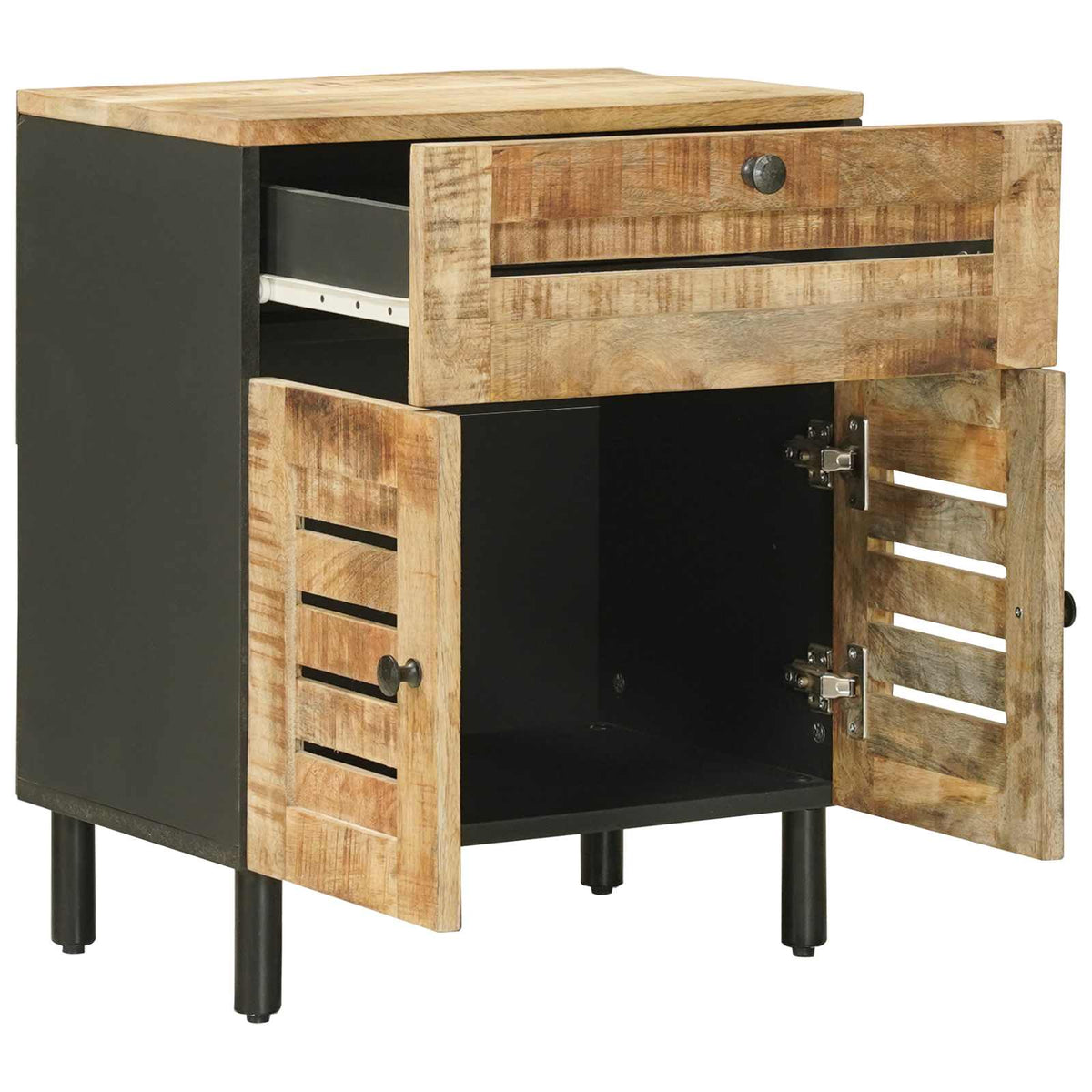 Sengebord Naturfarvet 50 x 33 x 60 cm Massivt mangotræ