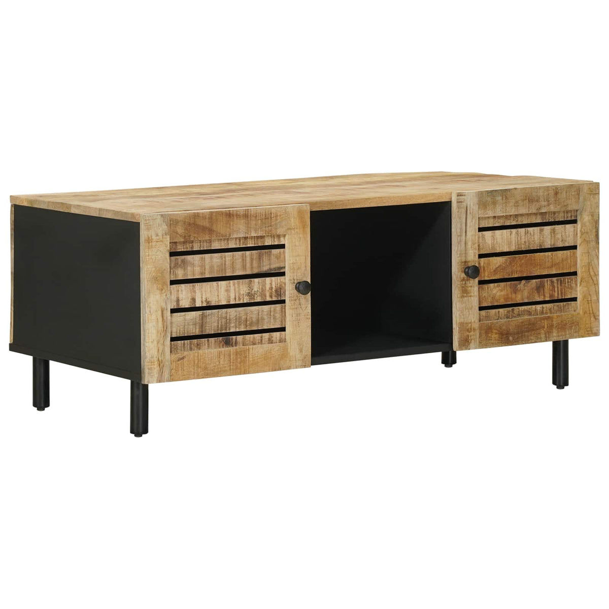 Sofabord Naturfarvet 100 x 54 x 40 cm Massivt mangotræ