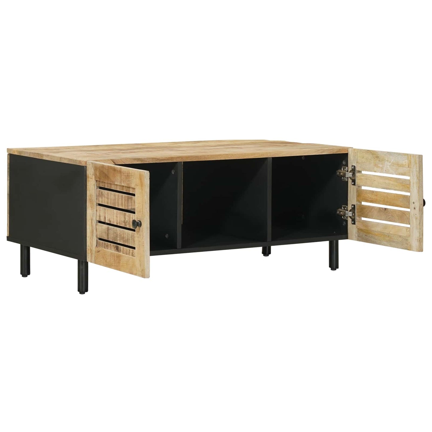 Sofabord Naturfarvet 100 x 54 x 40 cm Massivt mangotræ