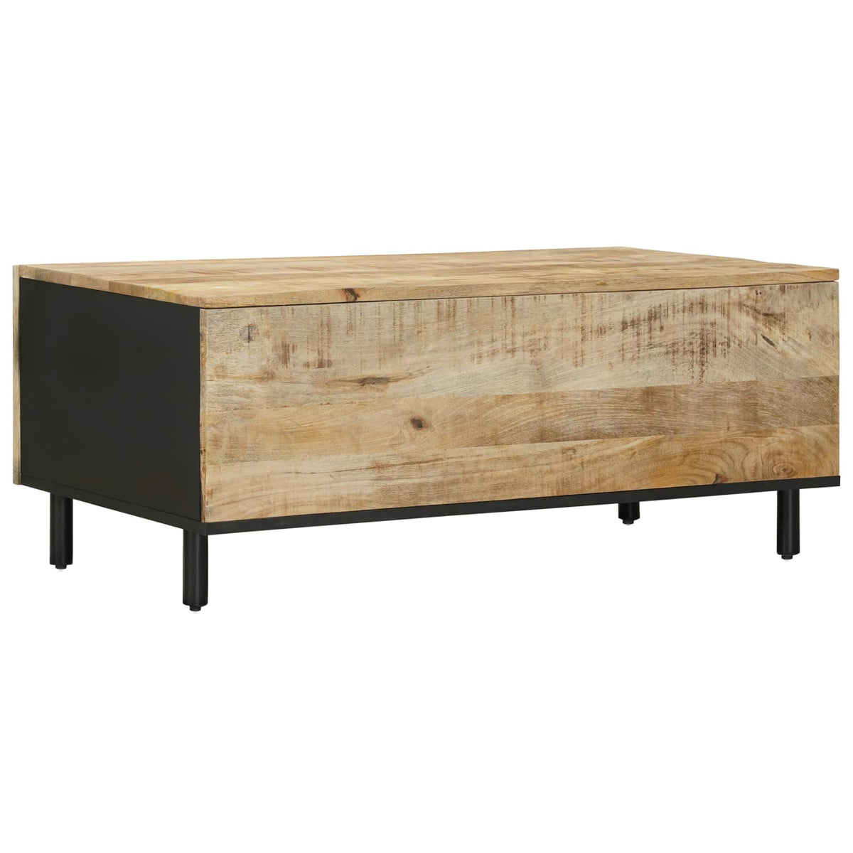 Sofabord Naturfarvet 100 x 54 x 40 cm Massivt mangotræ