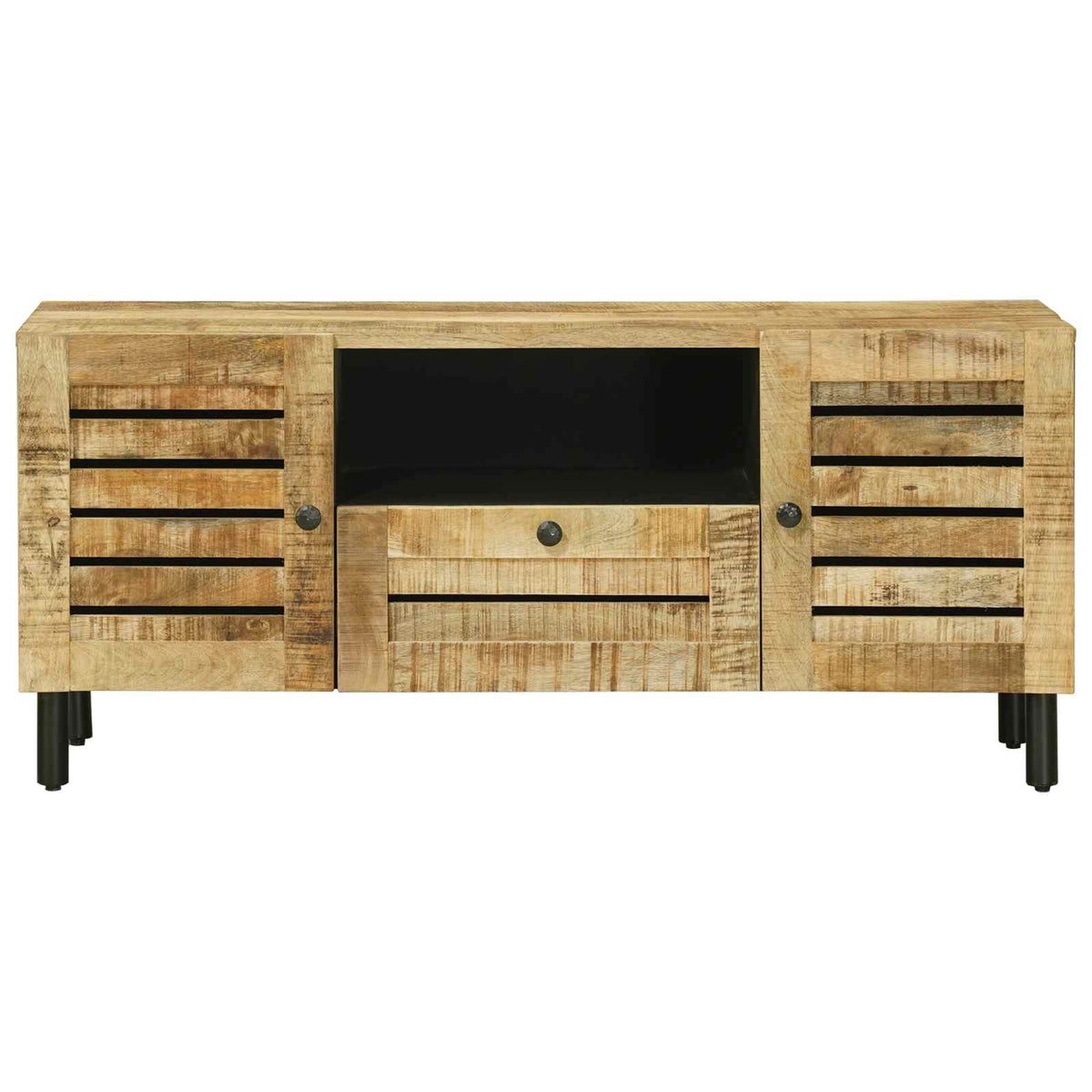 Opbevaringsskabe Naturfarvet 105 x 33 x 46 cm Massivt mangotræ