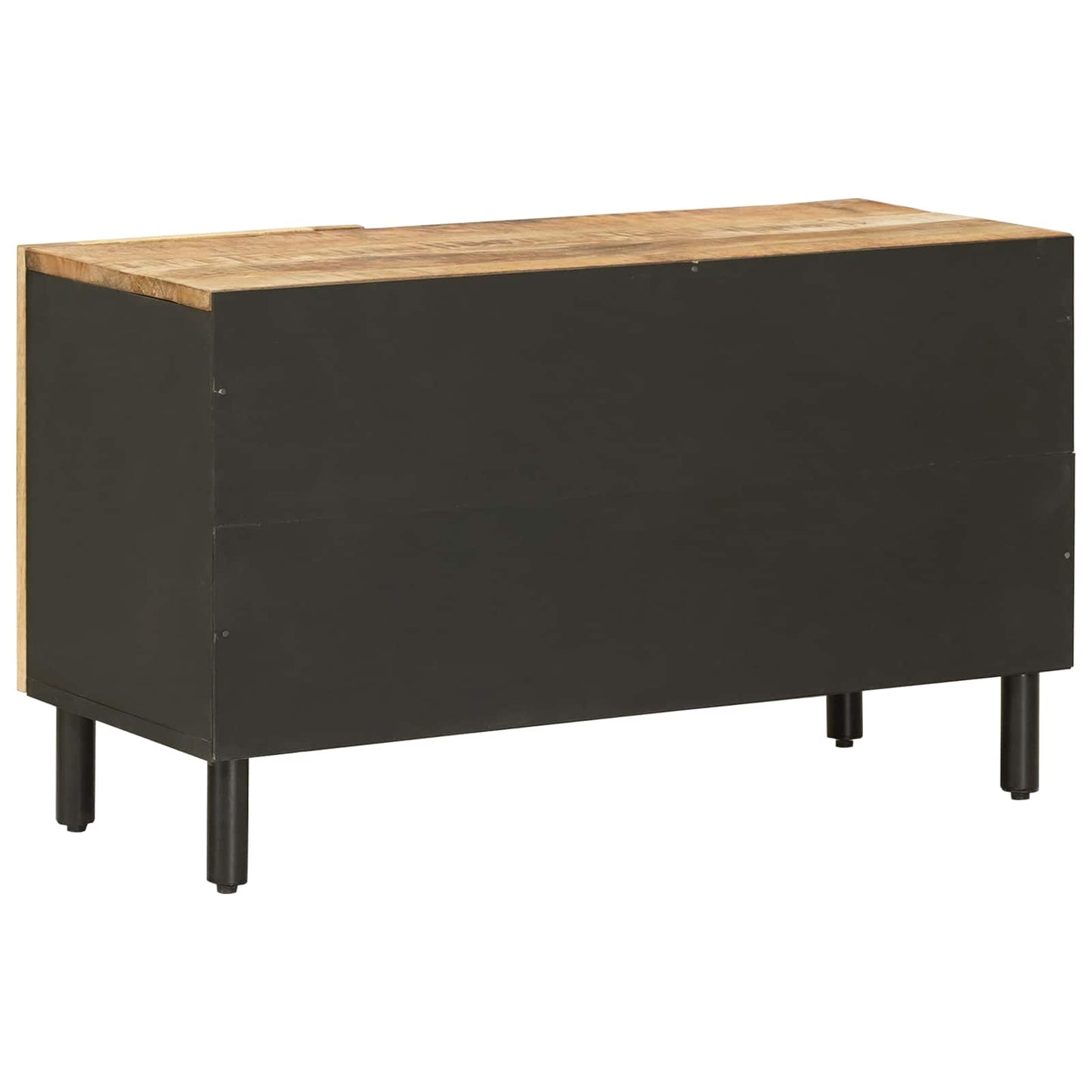 Opbevaringsskabe Naturfarvet 80 x 33 x 46 cm Massivt mangotræ