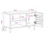 Opbevaringsskabe Naturfarvet 80 x 33 x 46 cm Massivt mangotræ