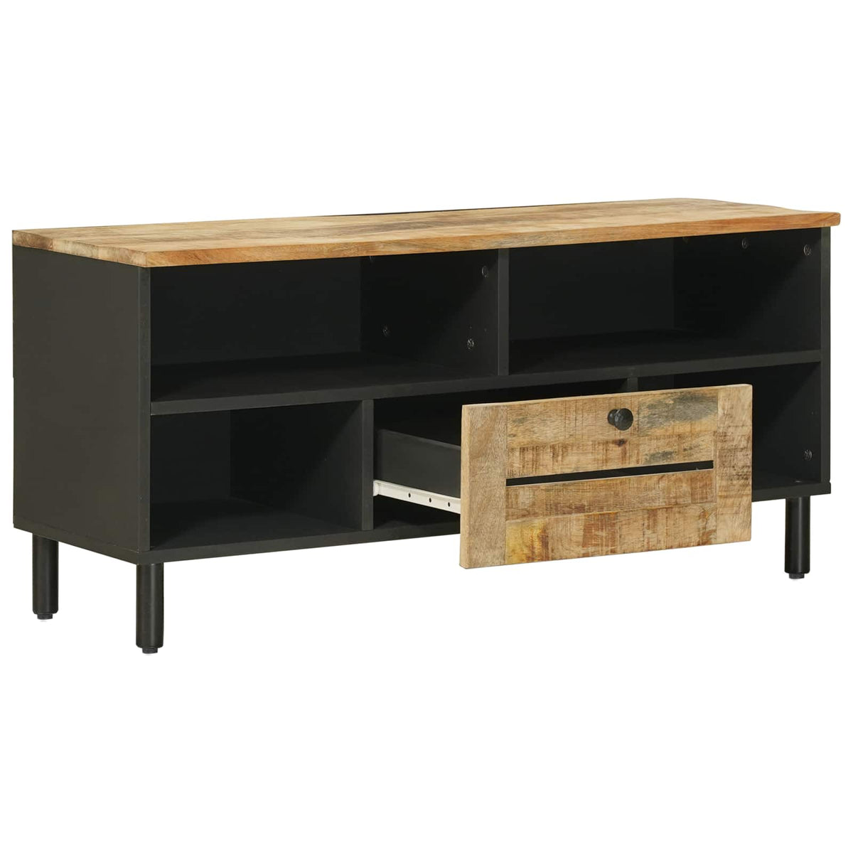 Opbevaringsskabe Naturfarvet 100 x 33 x 46 cm Massivt mangotræ