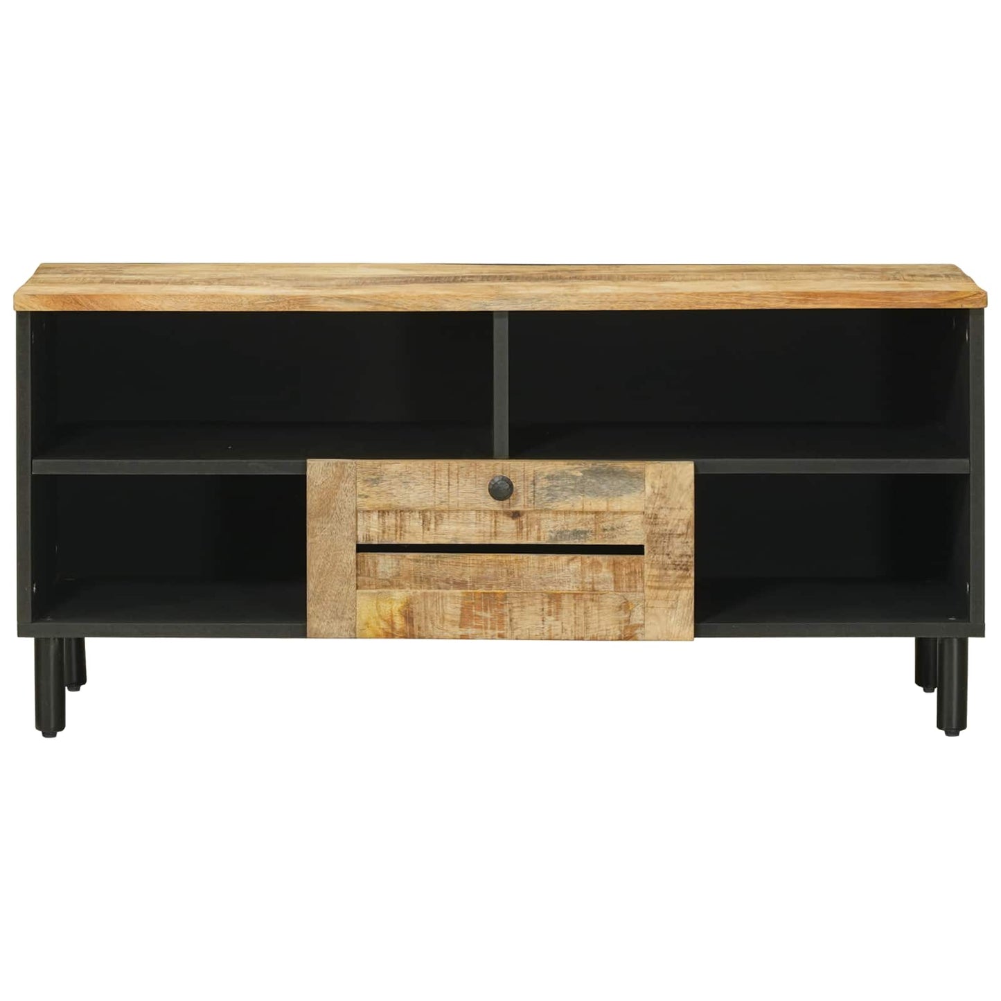 Opbevaringsskabe Naturfarvet 100 x 33 x 46 cm Massivt mangotræ