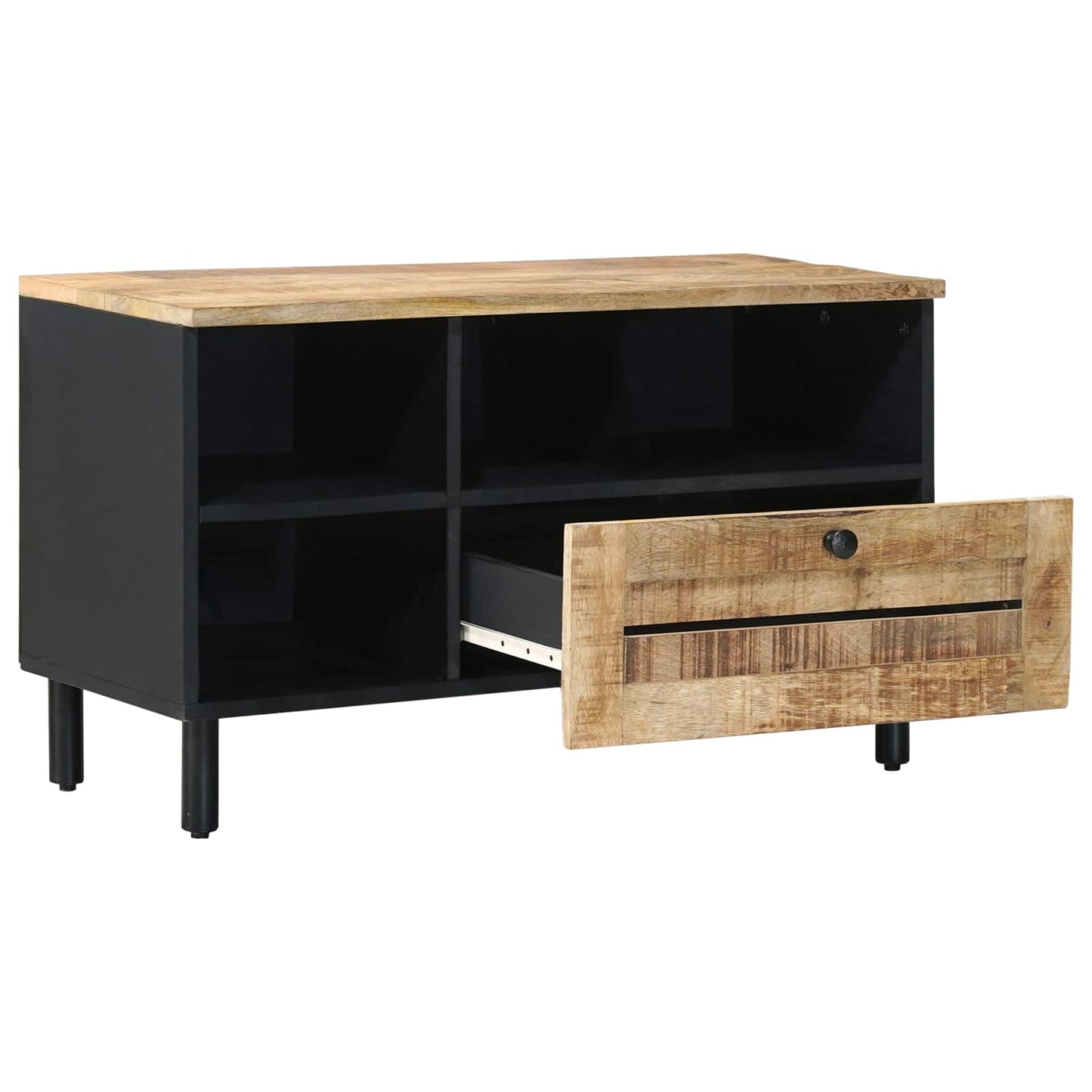 Opbevaringsskabe Brun 80 x 33,5 x 46 cm Massivt mangotræ