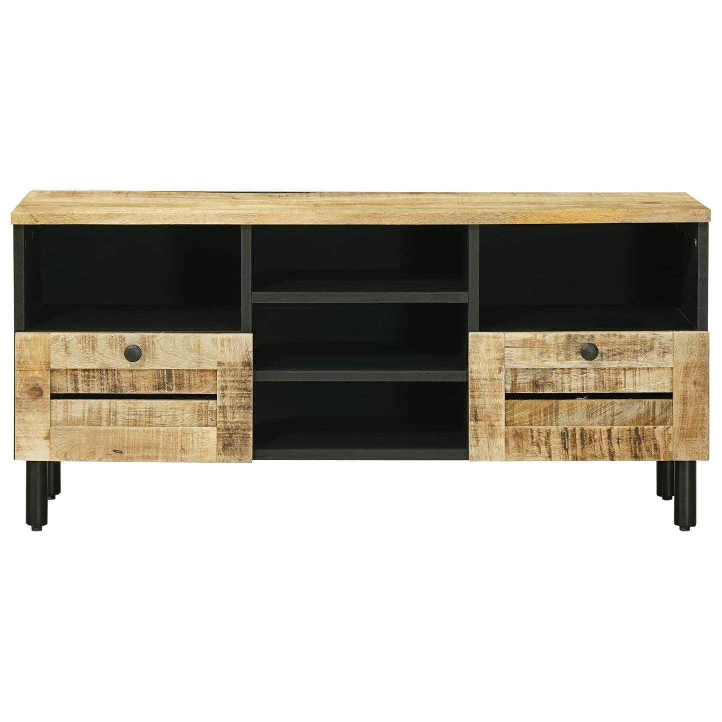 Opbevaringsskabe Naturfarvet 100 x 33 x 46 cm Massivt mangotræ