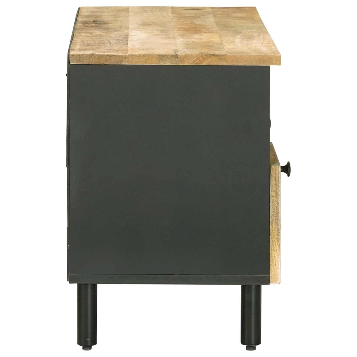 Opbevaringsskabe Naturfarvet 100 x 33 x 46 cm Massivt mangotræ