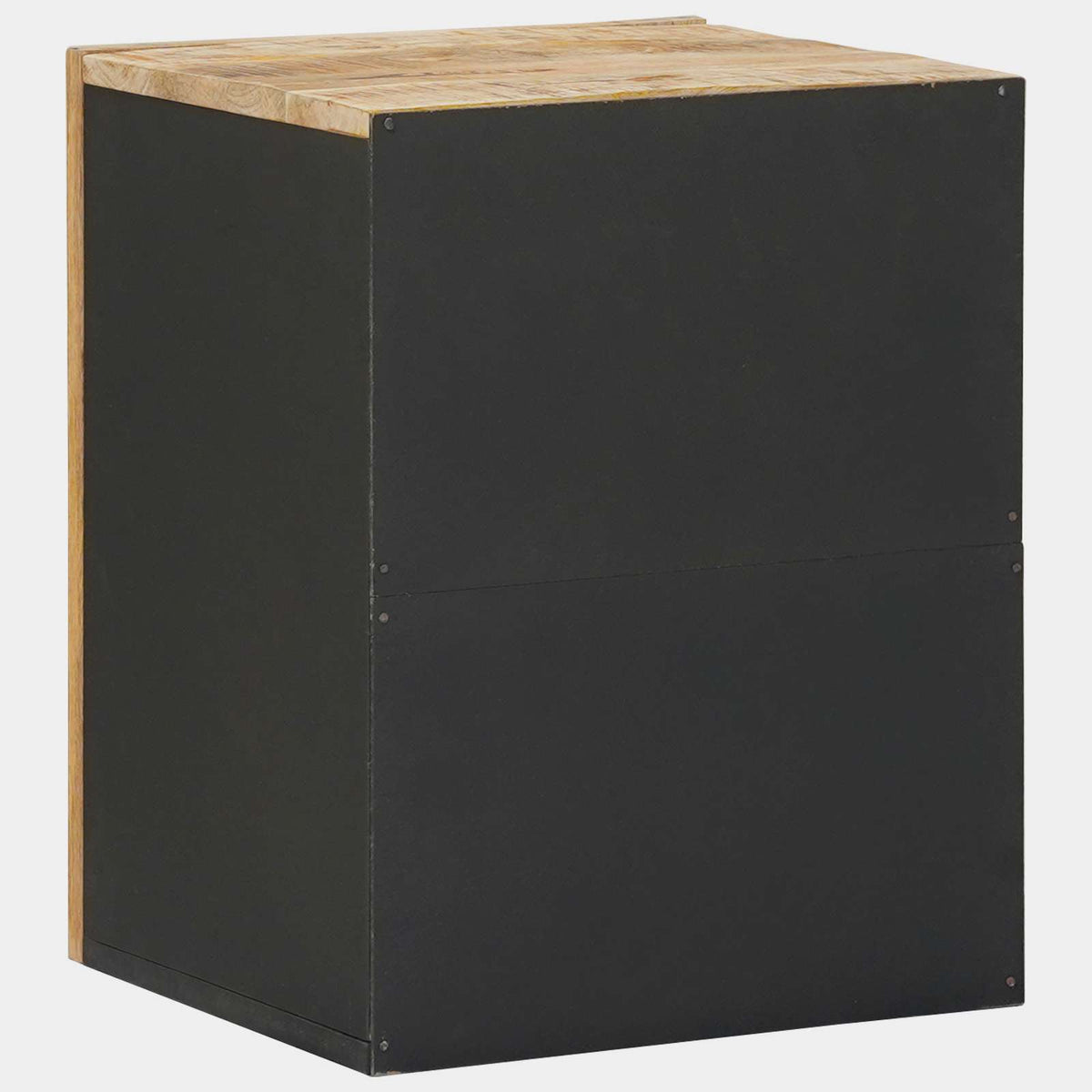 Hængeskab Brun og sort 38 x 33,5 x 48 cm Massivt mangotræ