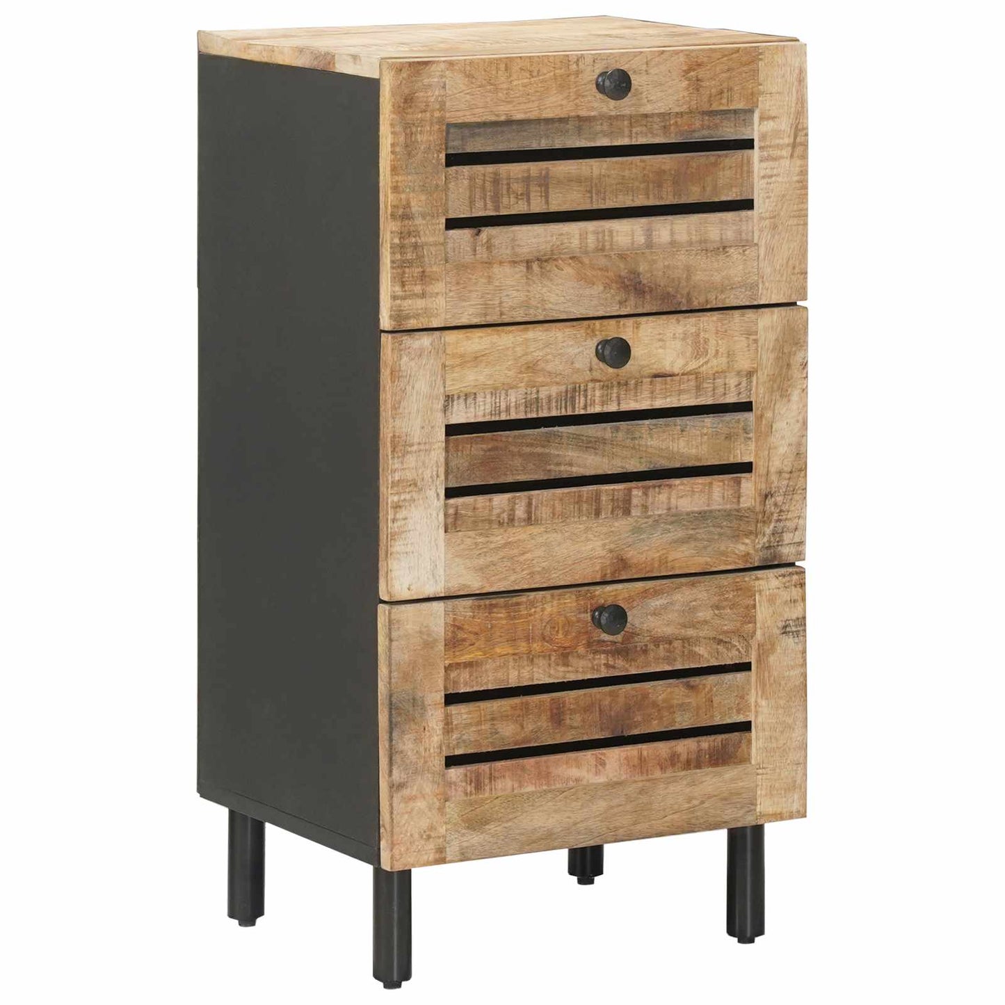 Opbevaringsskabe Naturfarvet 40 x 33 x 75 cm Massivt mangotræ