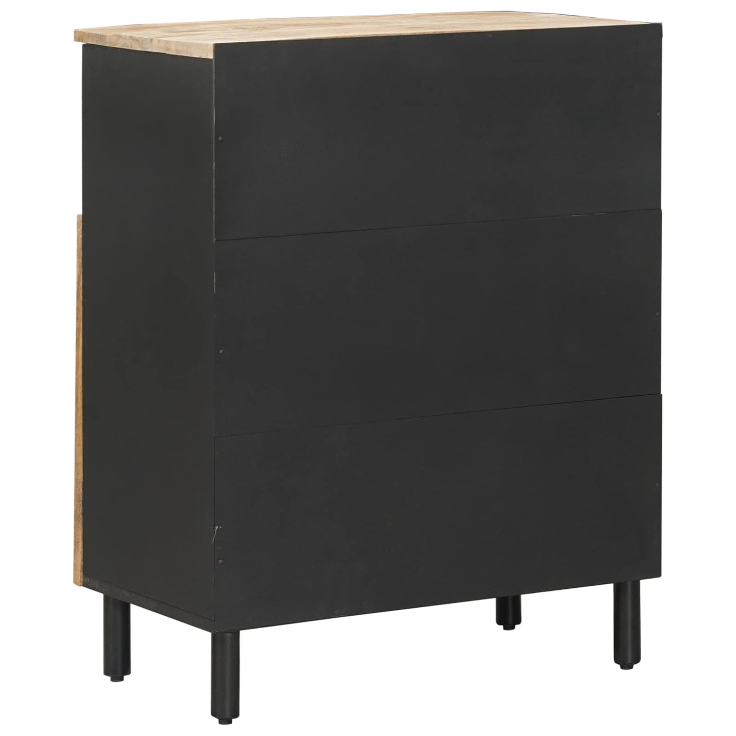 Opbevaringsskabe Naturfarvet 60 x 33 x 75 cm Massivt mangotræ