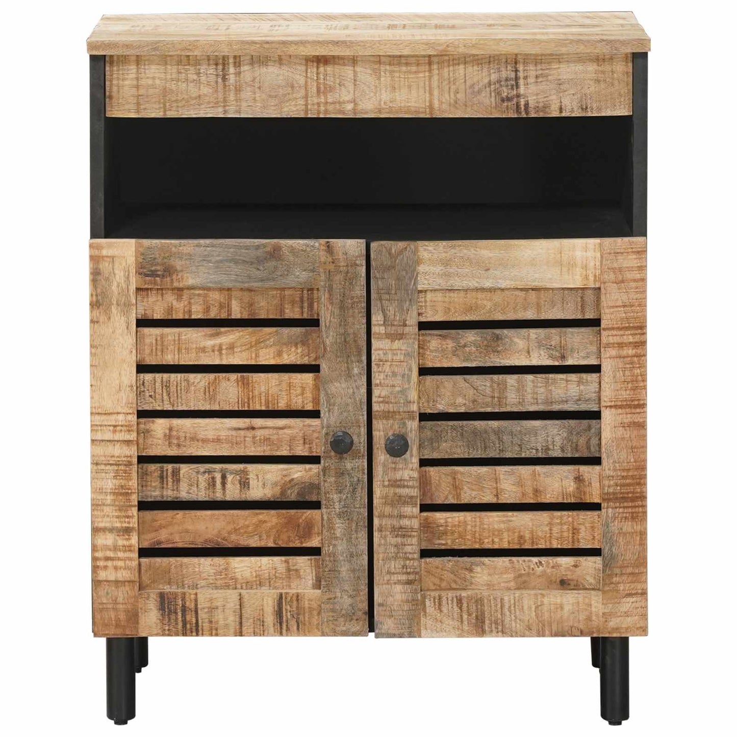 Opbevaringsskabe Naturfarvet 60 x 33 x 75 cm Massivt mangotræ